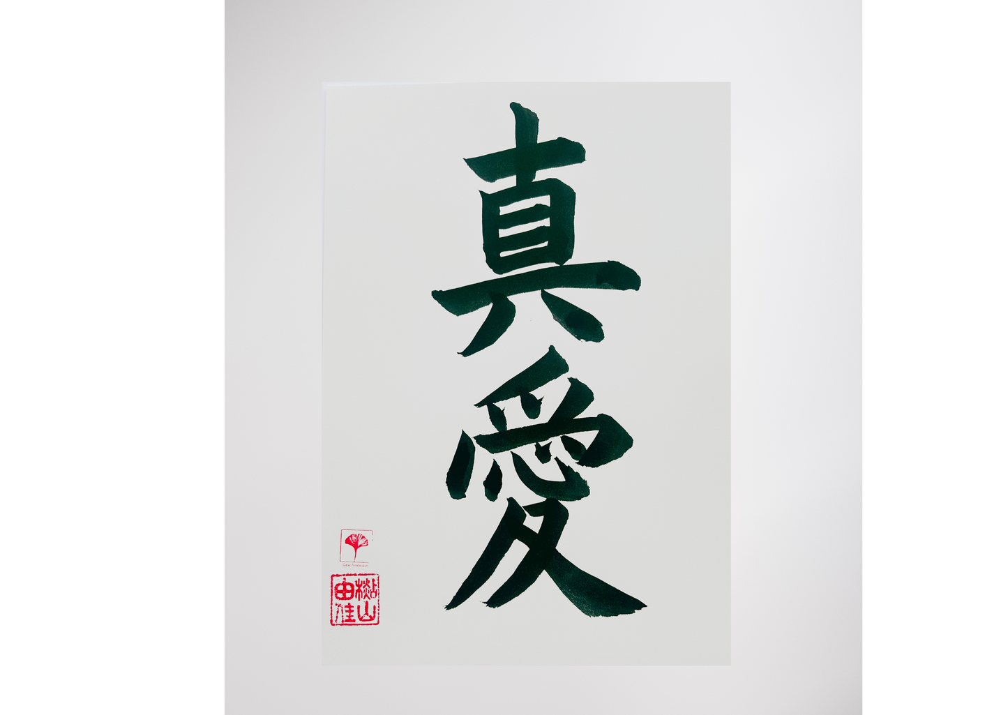 Japanse letterkunst - True Love - GENKI Amsterdam - Kalligrafie - A5 - A4