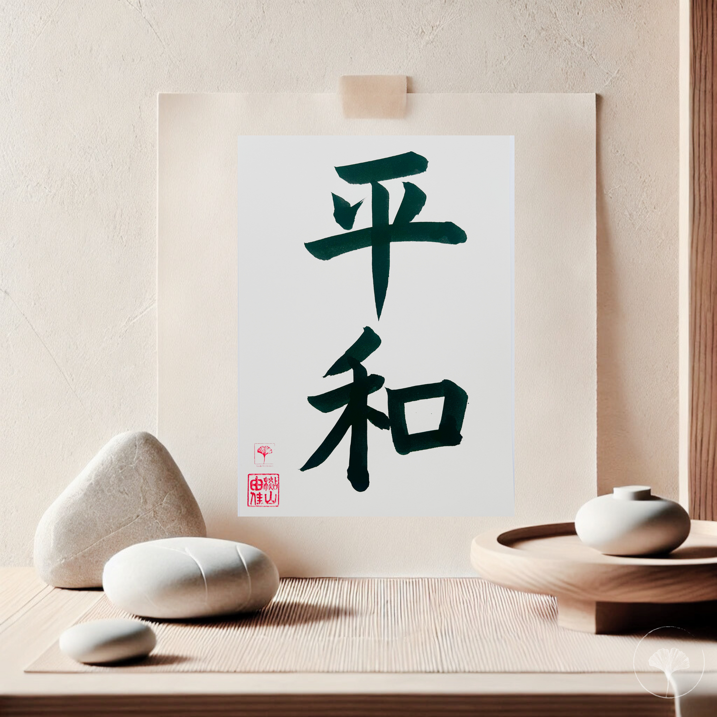 Japanse letterkunst (kalligrafie) - True Love- Kanji - A5 - A4 - zonder lijst